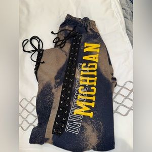 LoJo Bands customized Michigan sweatpants